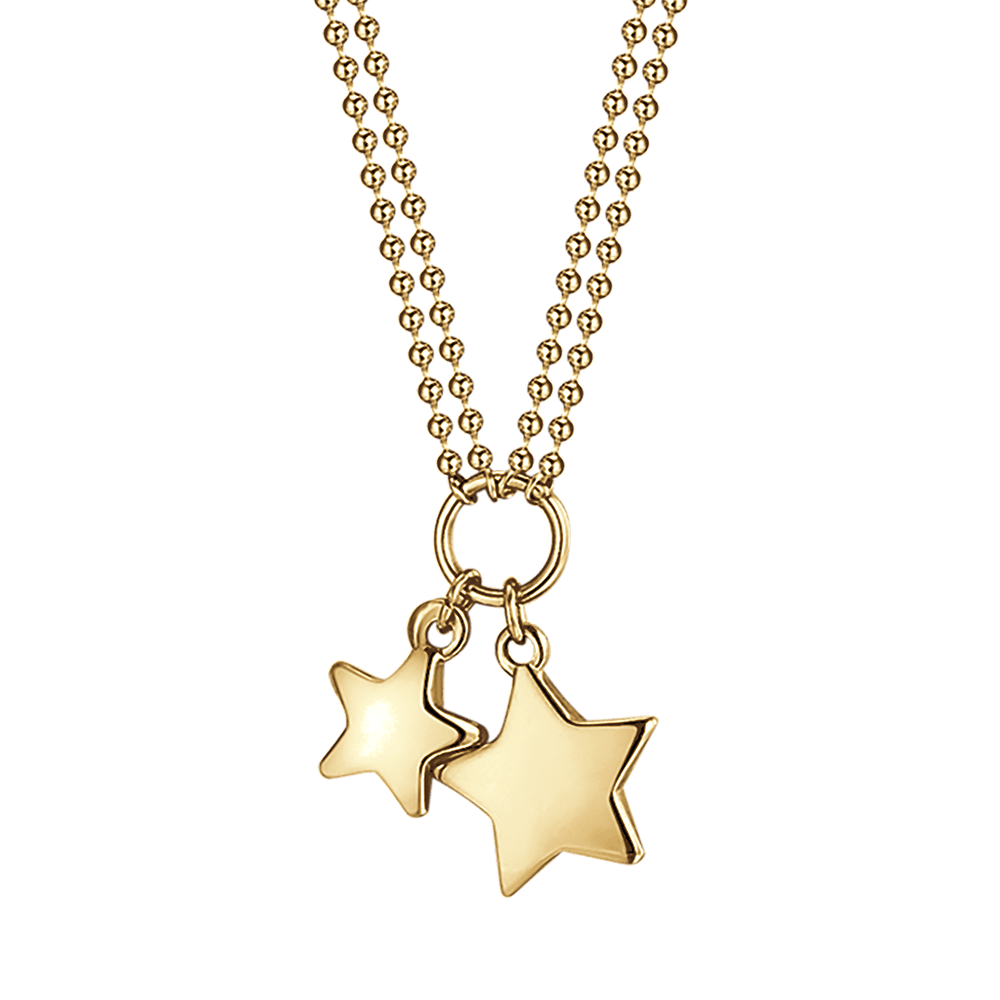 COLLAR DE ORO IP PARA MUJER CON ESTRELLAS Luca Barra